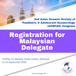 Asia Oceanic Society of Paediatric and Adolescent Gynaecology (AOSPAG) Congress - Registration